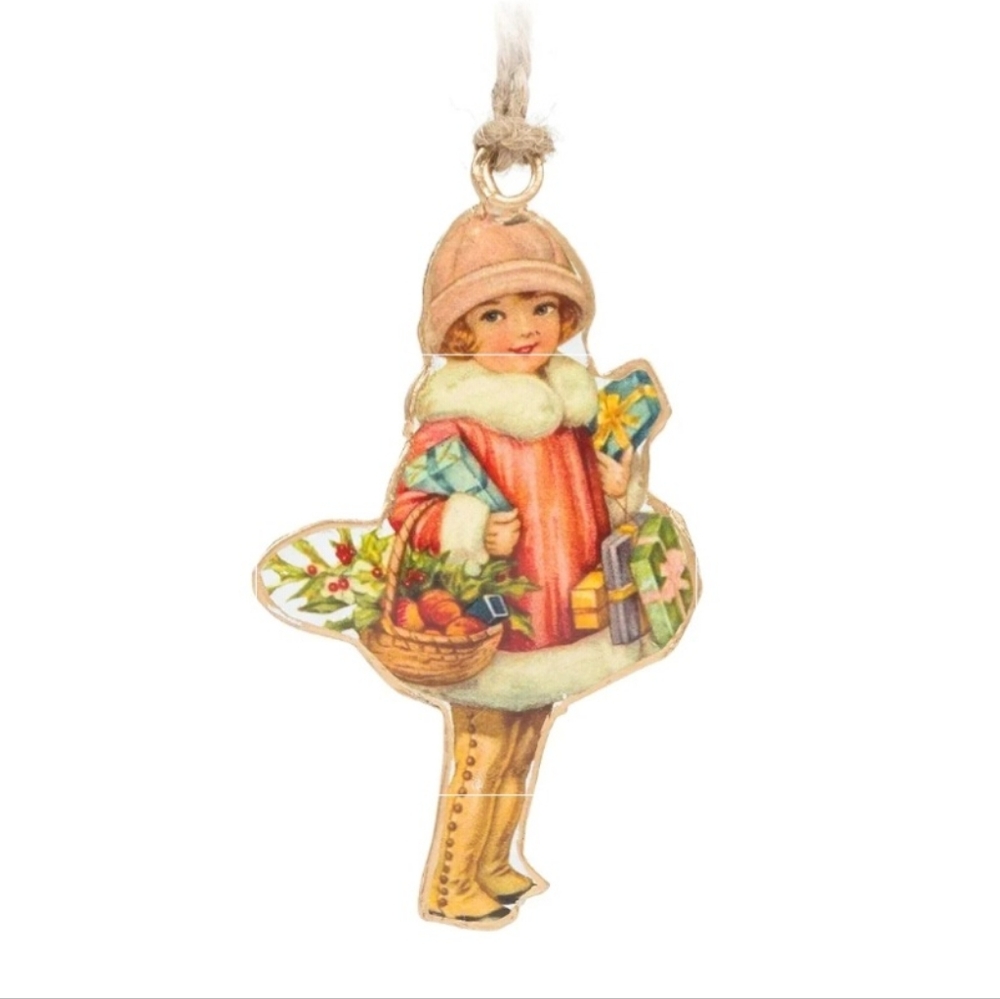 Abbott Collection 37-IMPRINT-035 Girl with Boots Ornament BNWT RETIRED 2022